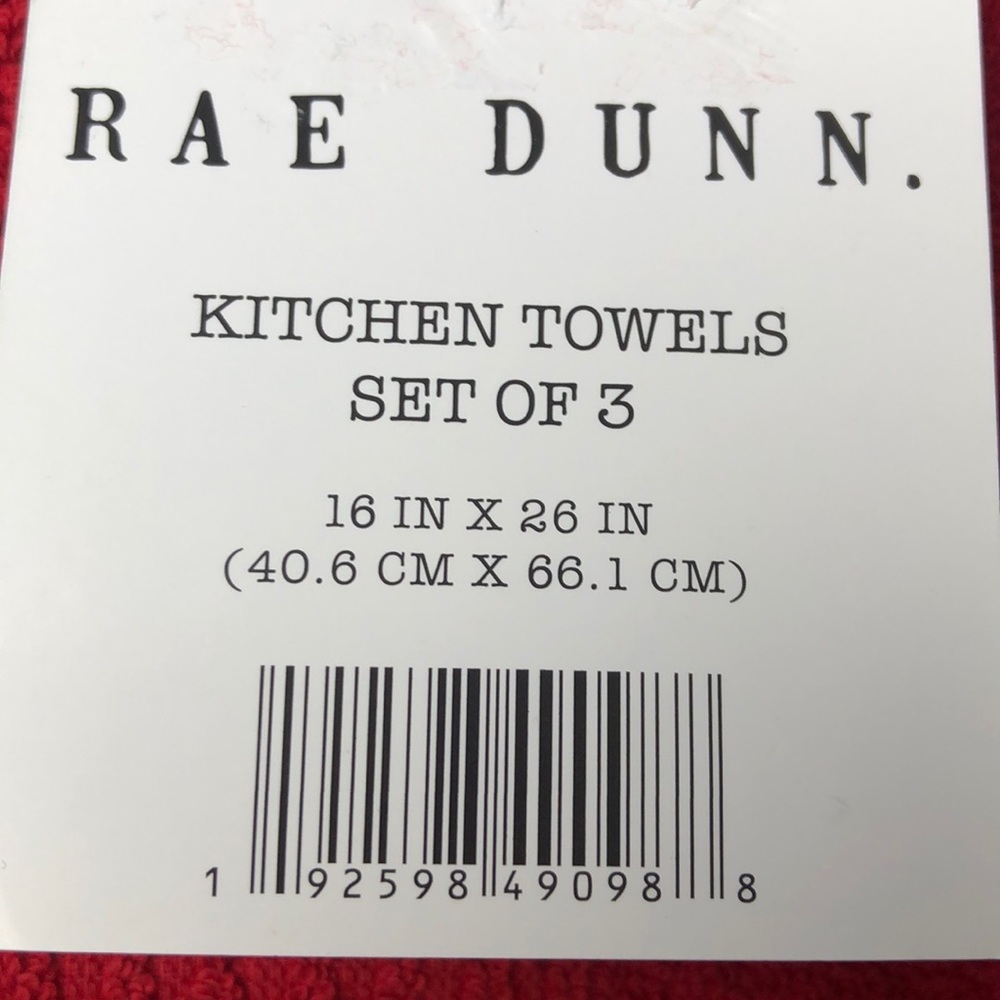 NEW Rae Dunn Christmas kitchen towels Set of 3 - Picture 9 of 10